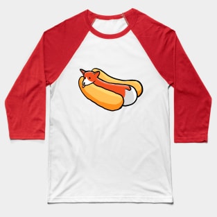 Corgi hot dog Baseball T-Shirt